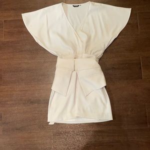 White formal dress size small